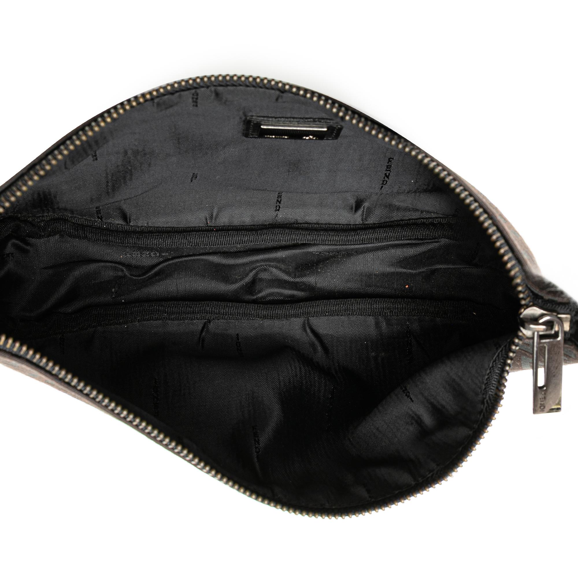 Fendi Zucchino Canvas Shoulder Bag