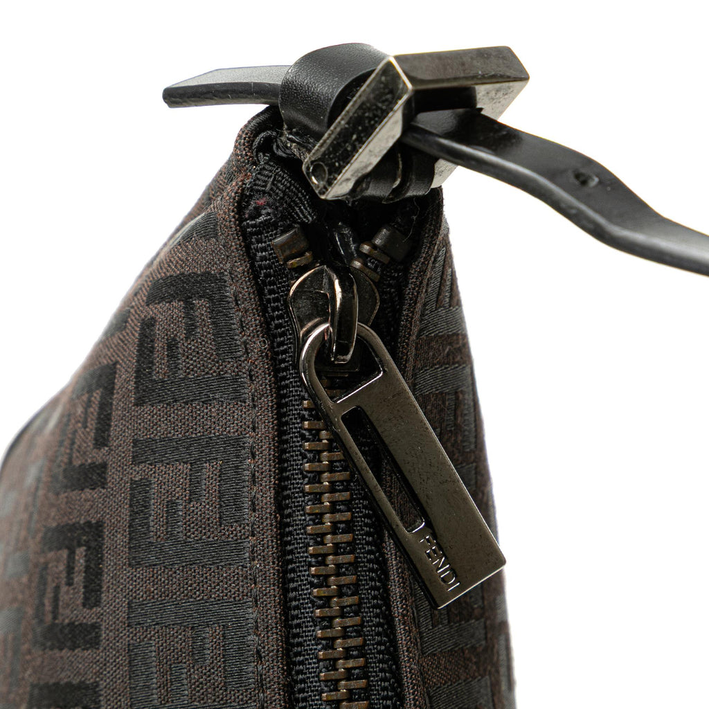 Fendi Zucchino Canvas Shoulder Bag