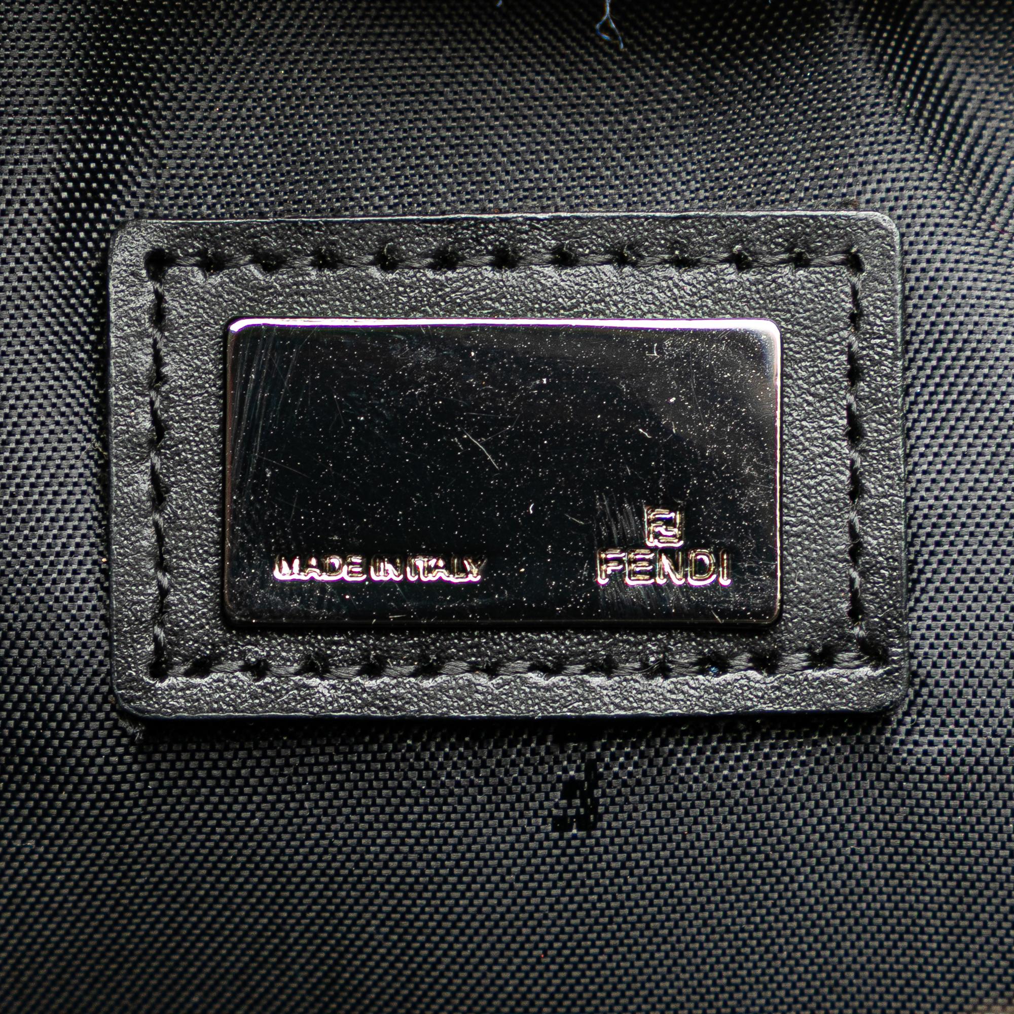 Fendi Zucchino Canvas Shoulder Bag
