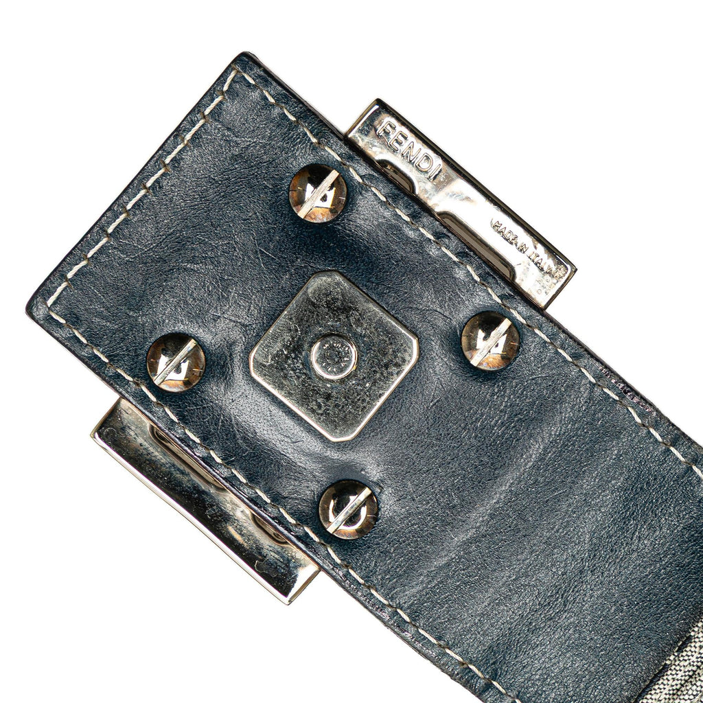 Fendi Zucchino Canvas Shoulder Bag