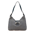 Fendi Zucchino Canvas Shoulder Bag