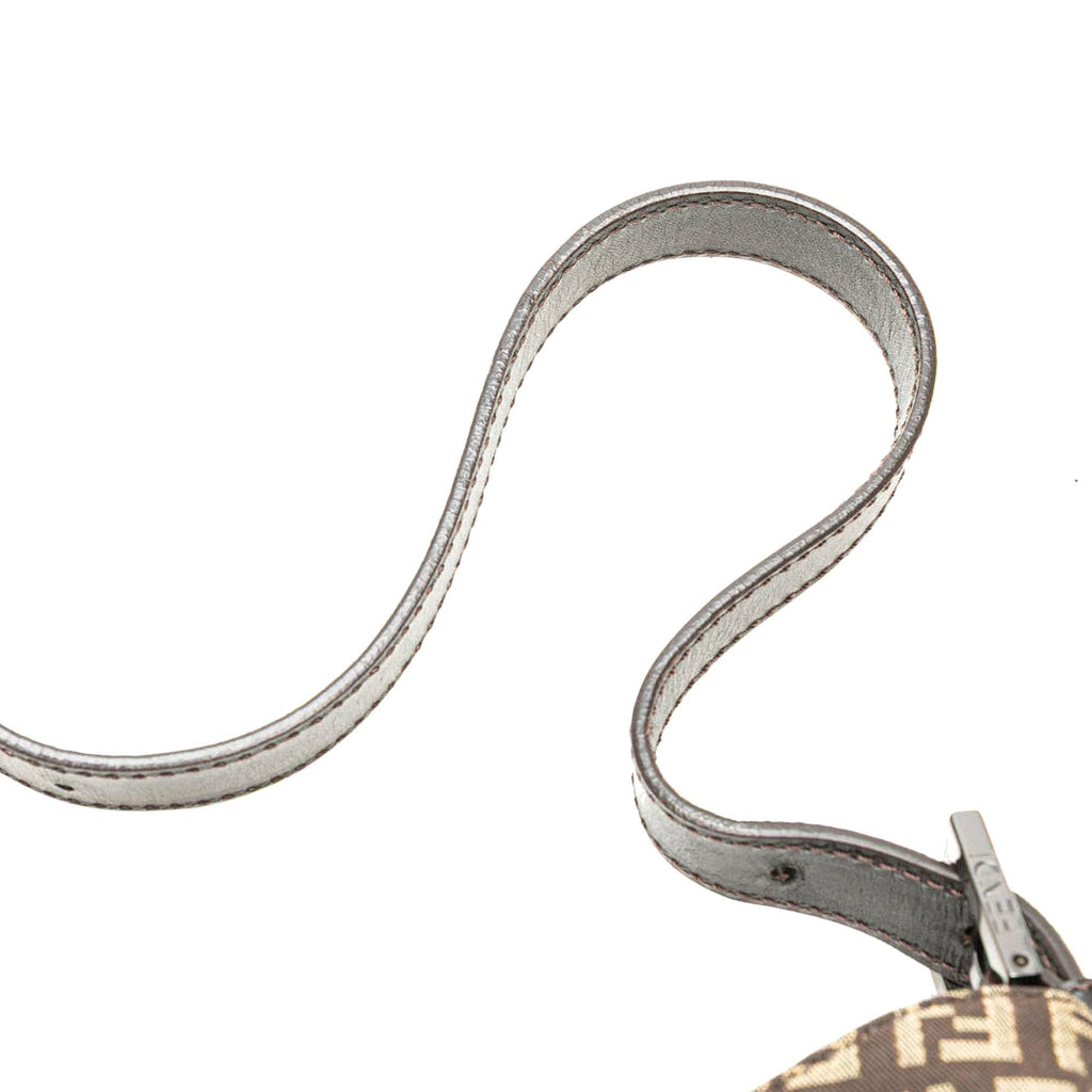 Fendi Zucchino Canvas Shoulder Bag