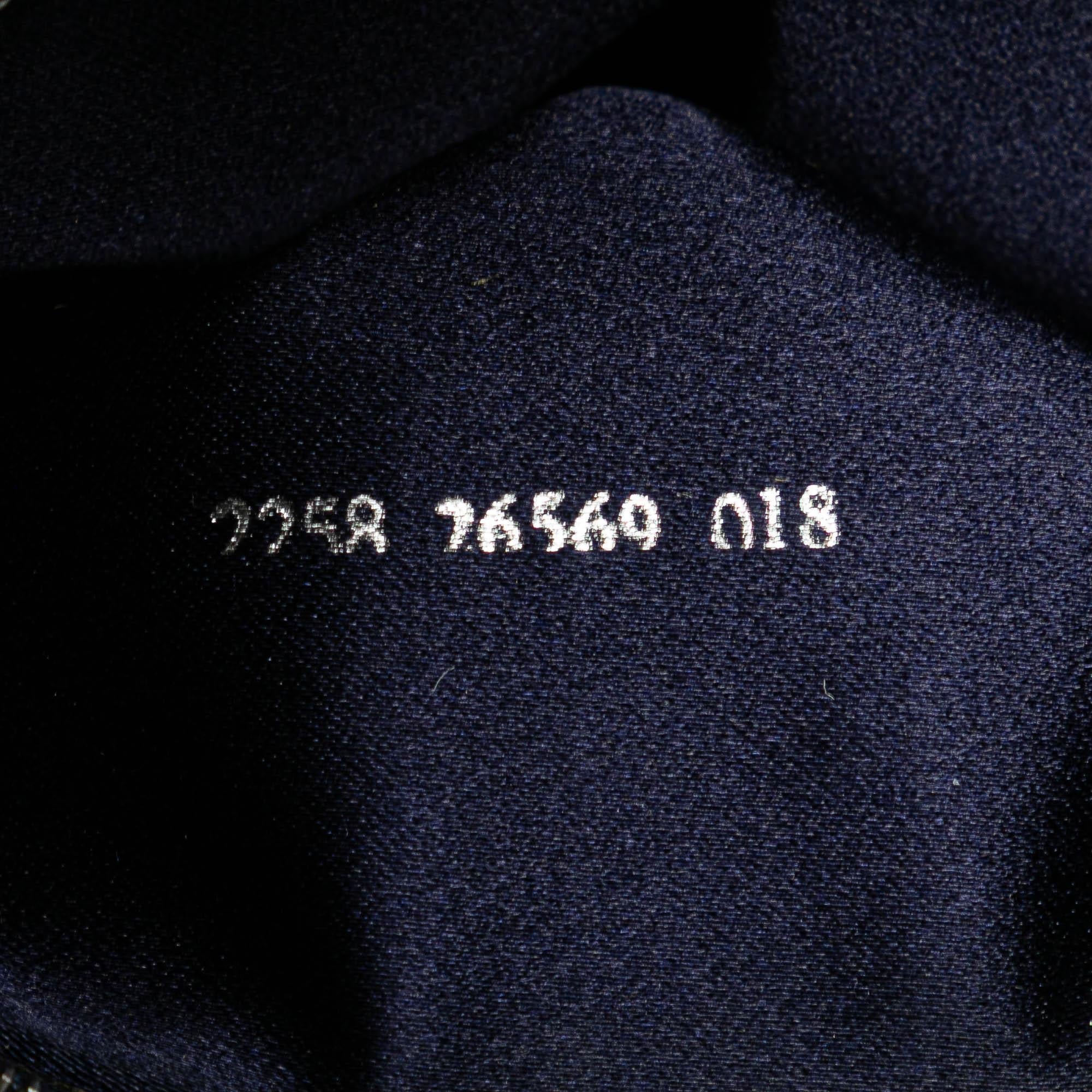 Fendi Zucchino Canvas Shoulder Bag