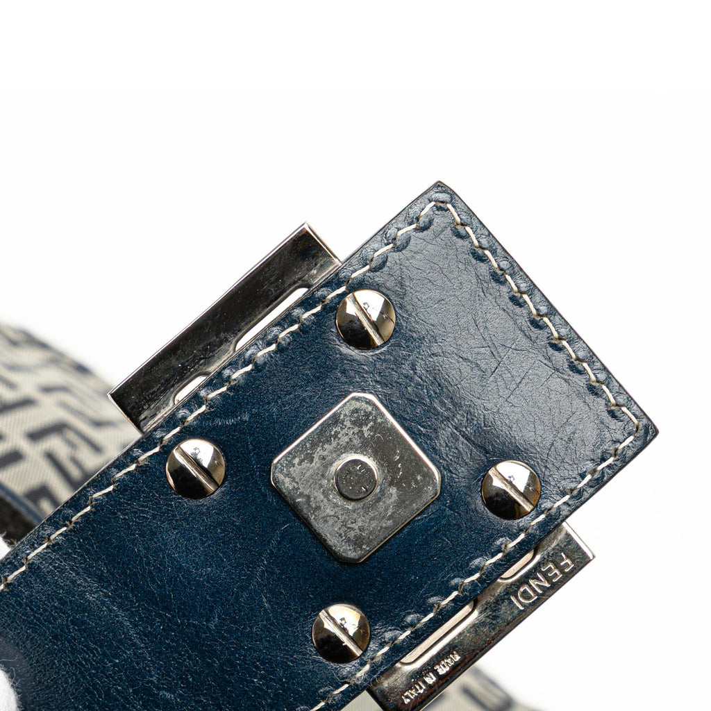 Fendi Zucchino Canvas Shoulder Bag