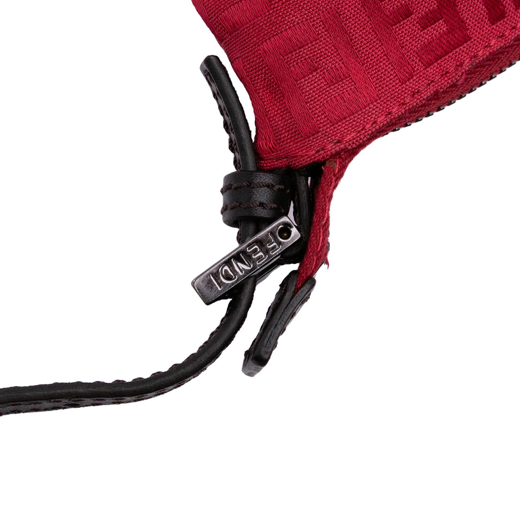 Fendi Zucchino Canvas Shoulder Bag