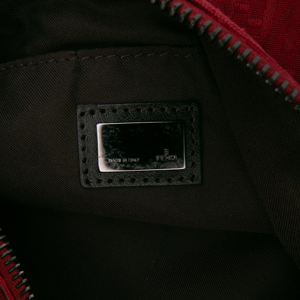 Fendi Zucchino Canvas Shoulder Bag