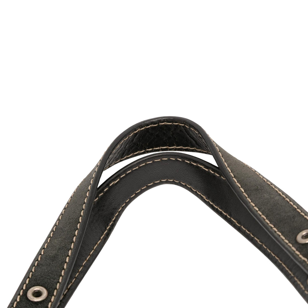 Fendi Zucchino Canvas Shoulder Bag