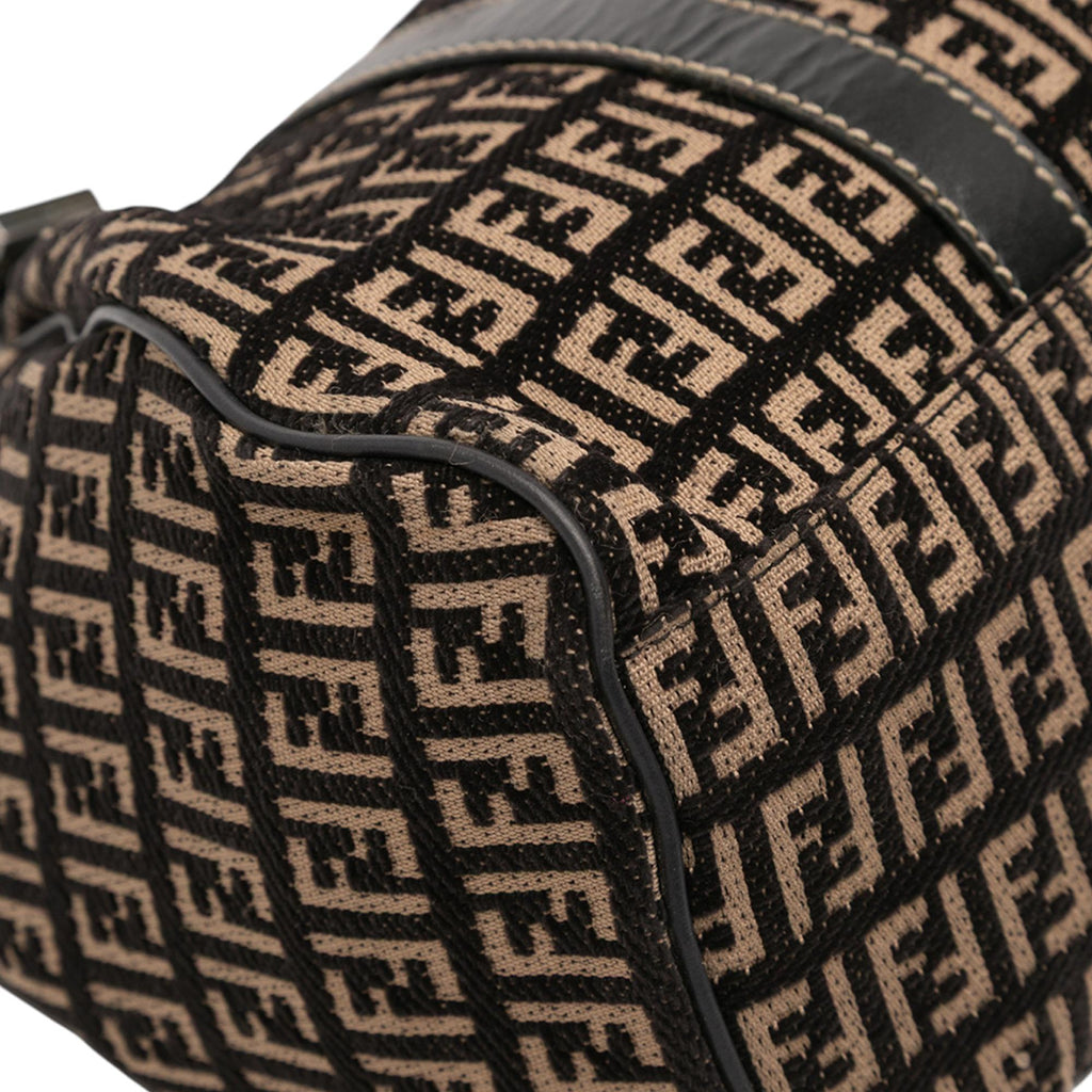 Fendi Zucchino Canvas Shoulder Bag
