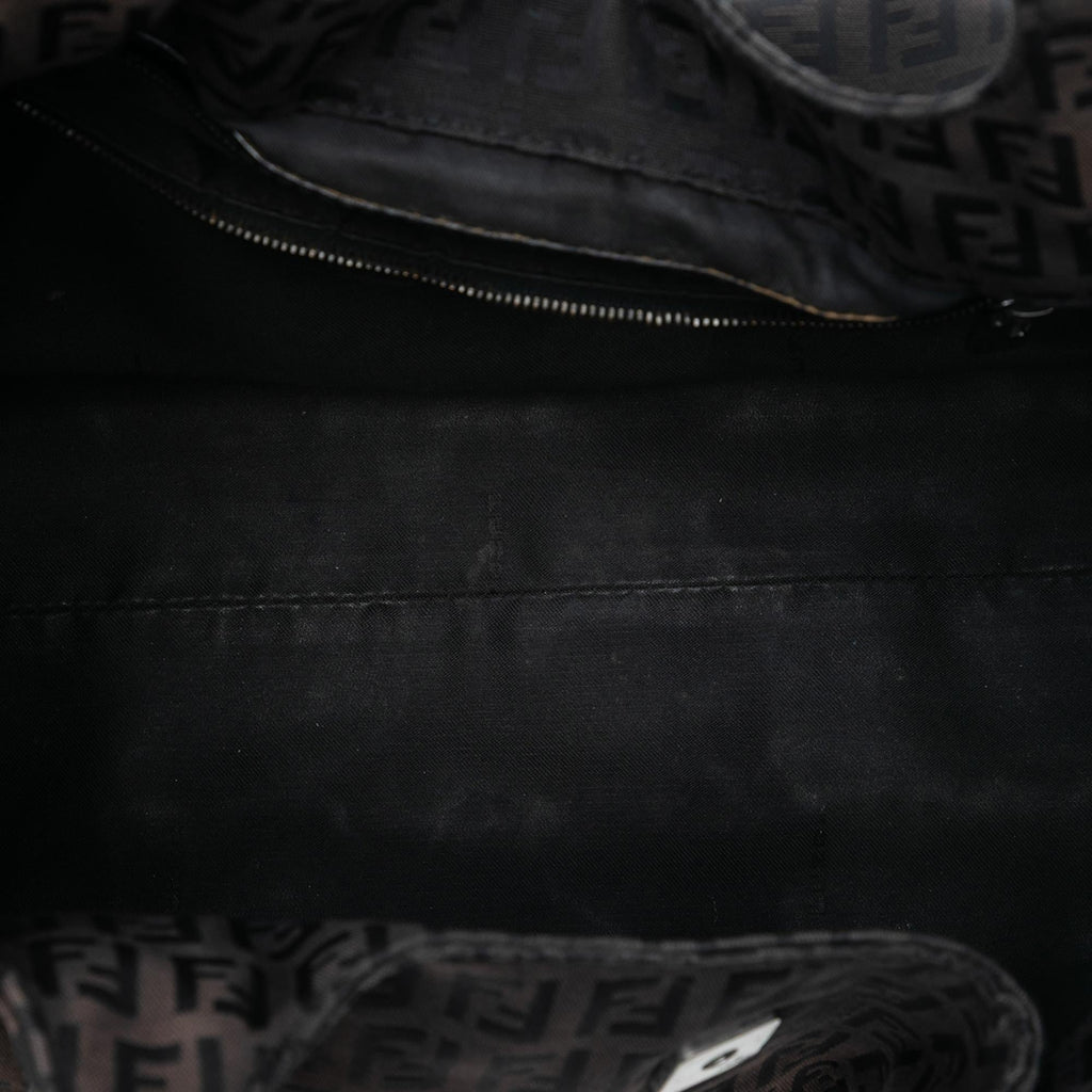 Fendi Zucchino Canvas Shoulder Bag