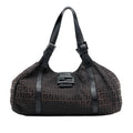 Fendi Zucchino Canvas Shoulder Bag