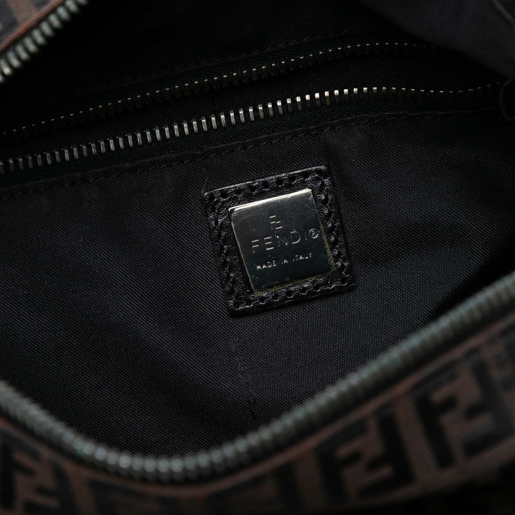 Fendi Zucchino Canvas Shoulder Bag