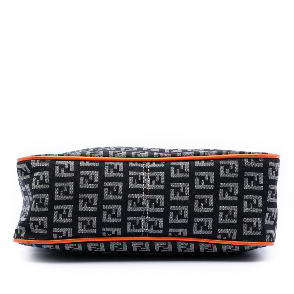 Fendi Zucchino Canvas Shoulder Bag