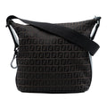 Fendi Zucchino Canvas Shoulder Bag