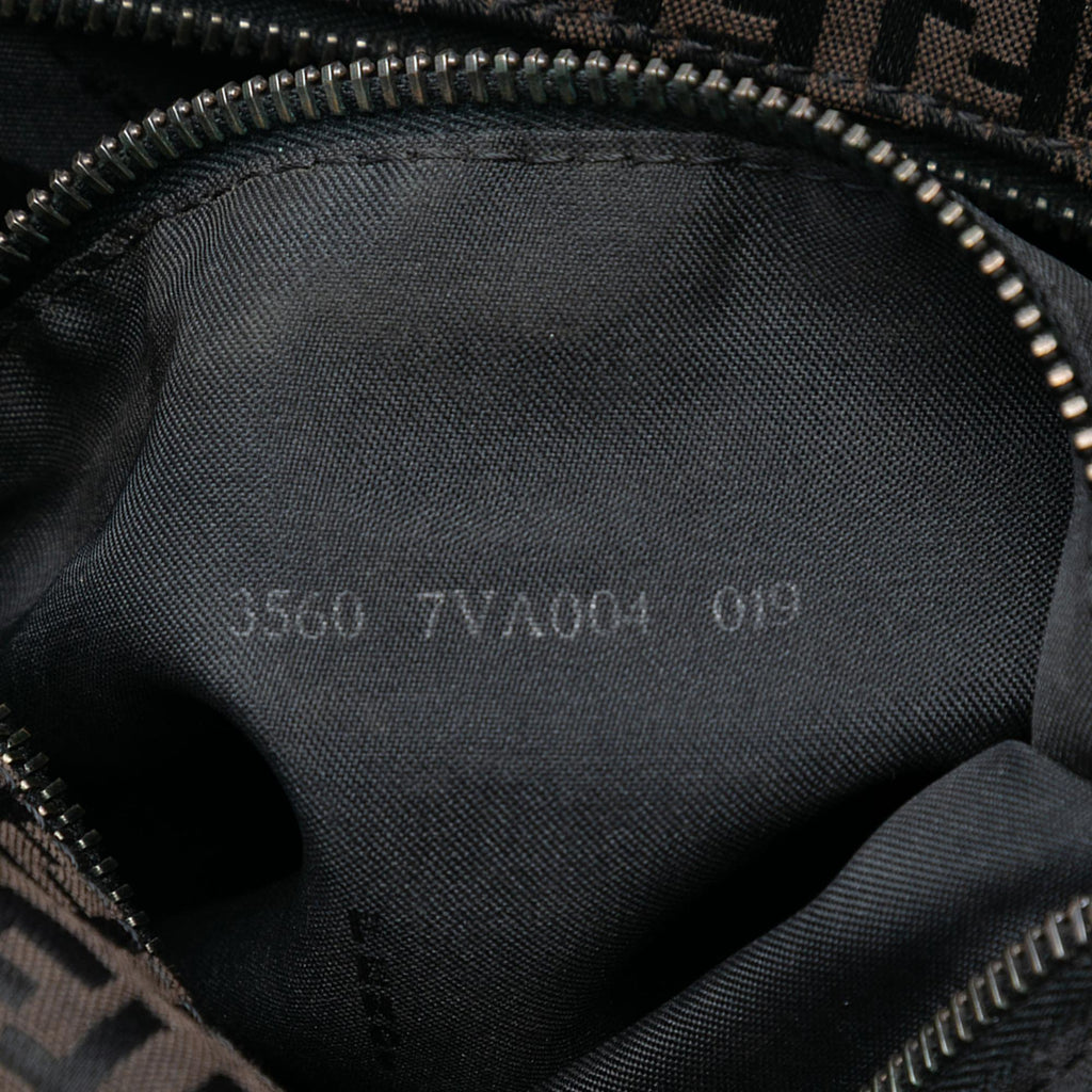 Fendi Zucchino Canvas Shoulder Bag