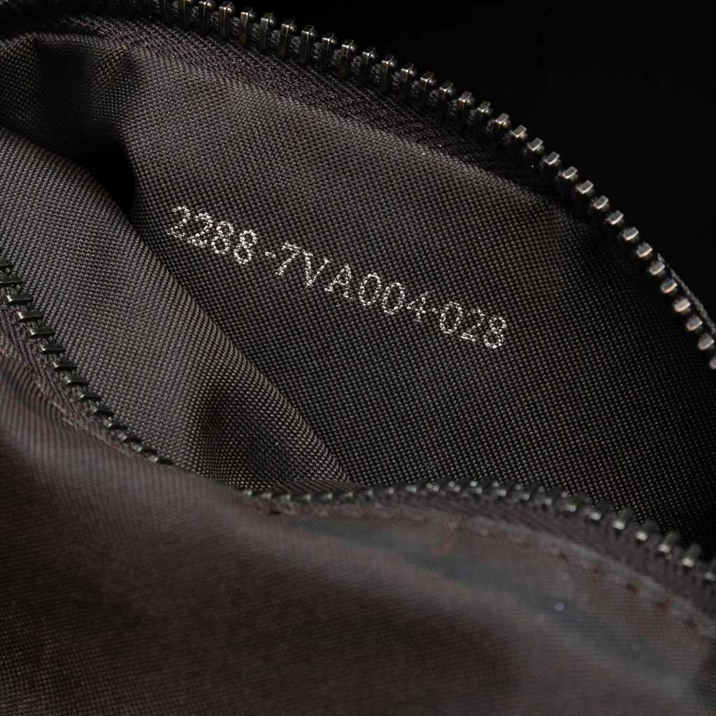 Fendi Zucchino Canvas Shoulder Bag