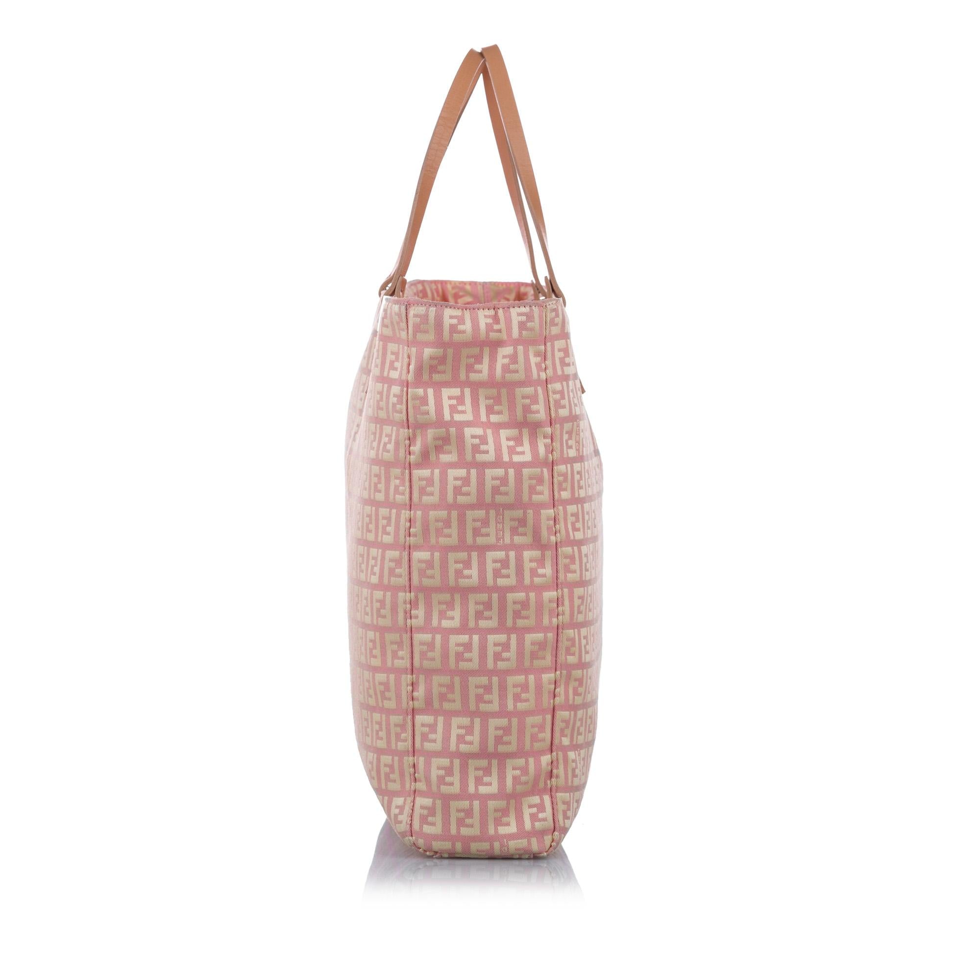 Fendi Zucchino Canvas Tote Bag (SHG-23123)