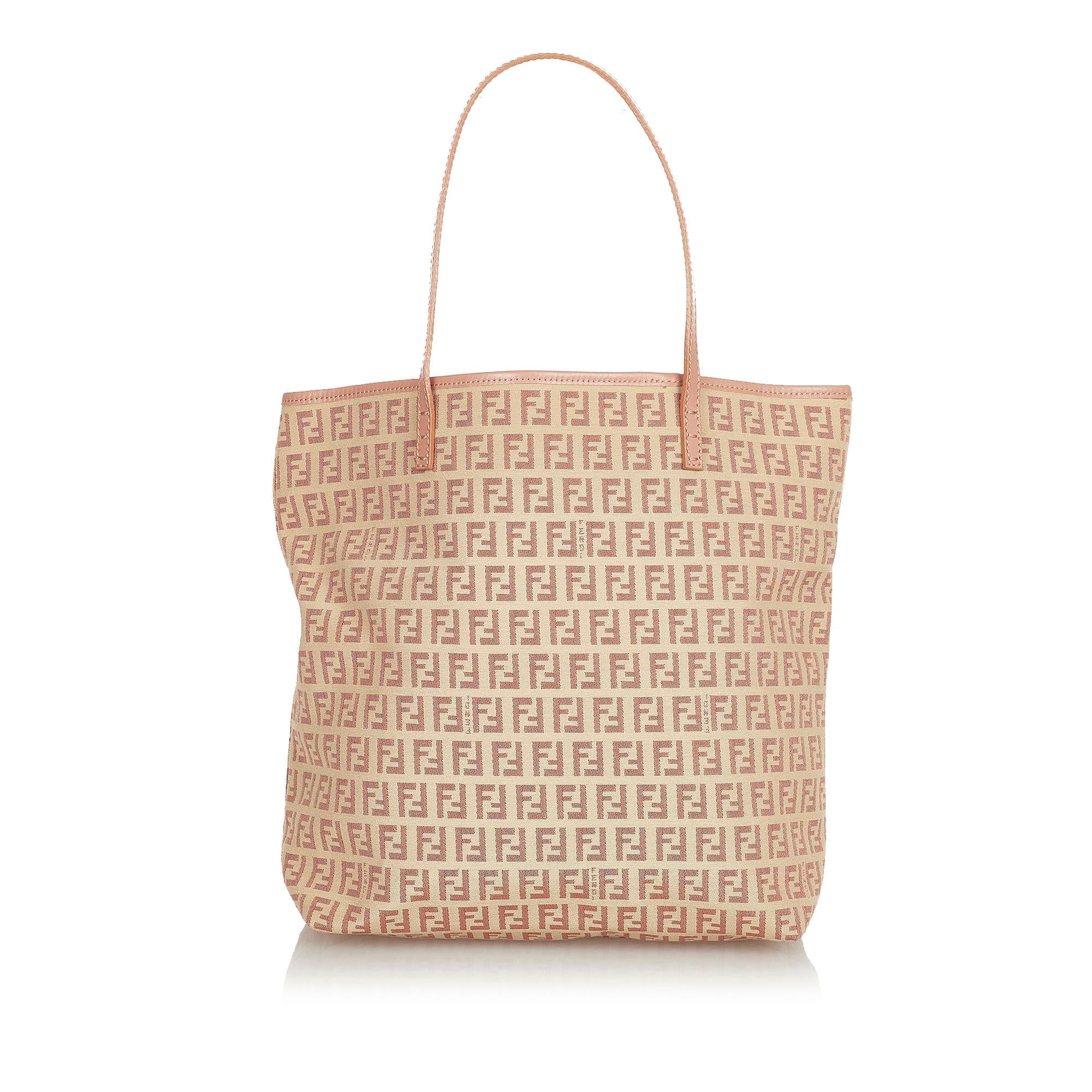 Fendi Zucchino Canvas Tote Bag (SHG-24240)