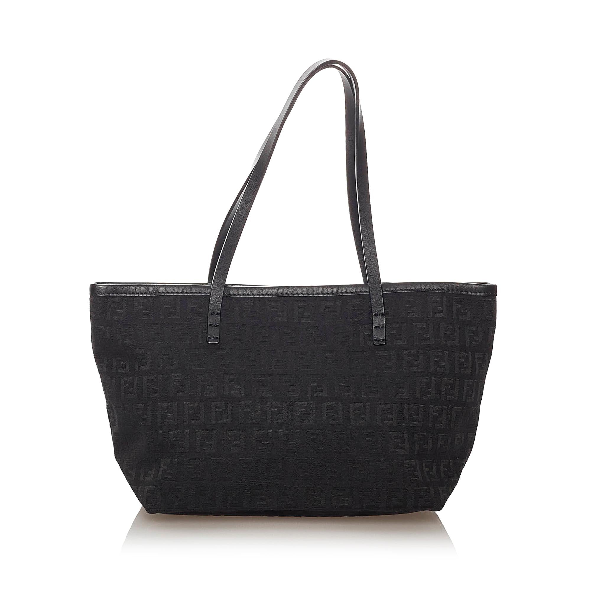 Fendi Zucchino Canvas Tote Bag (SHG-27895)