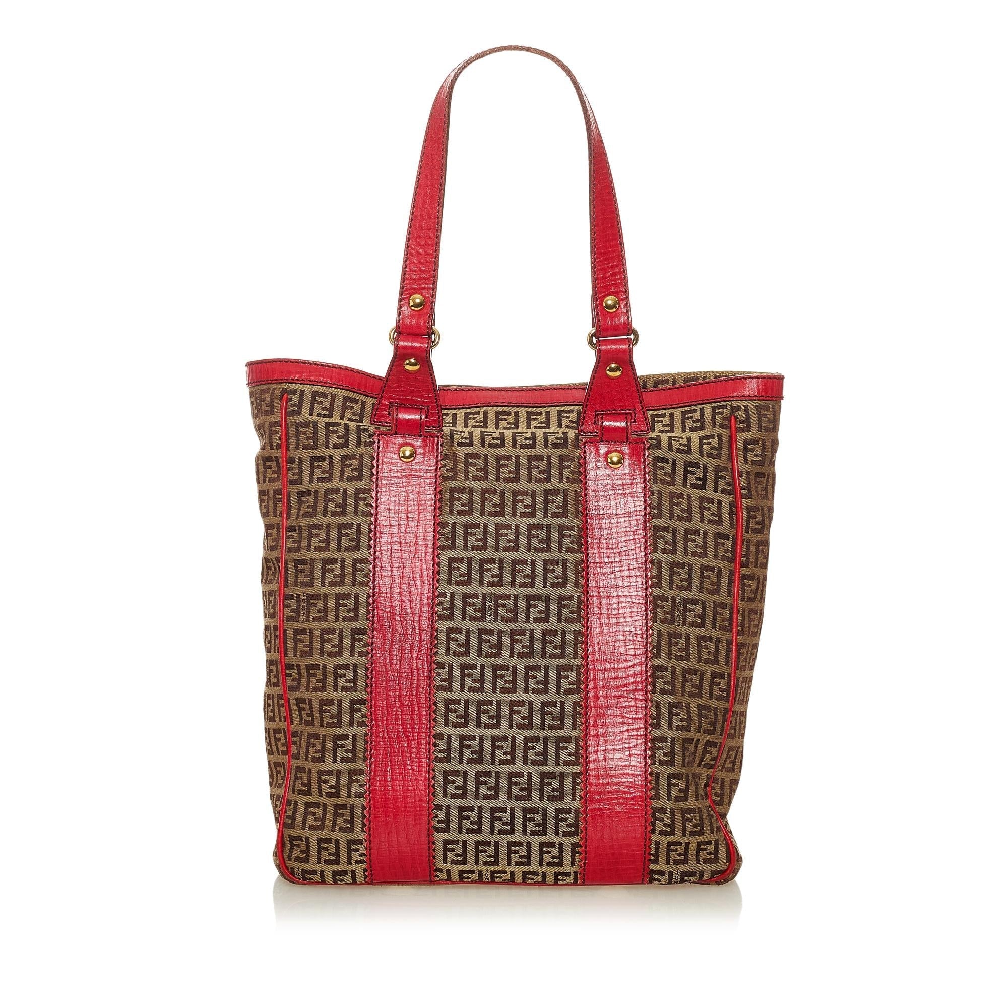 Fendi Zucchino Canvas Tote Bag (SHG-27918)