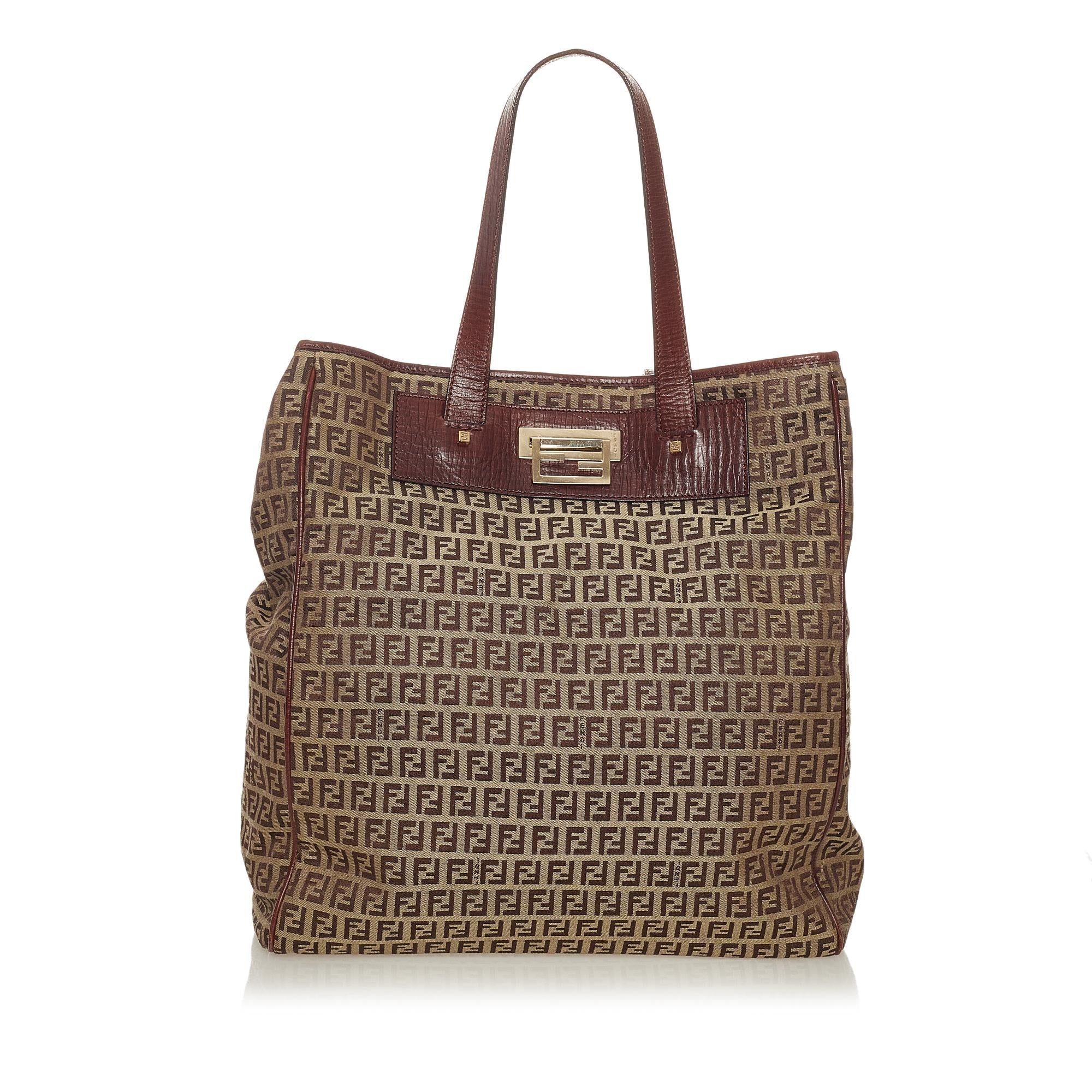 Fendi Zucchino Canvas Tote Bag (SHG-27992)