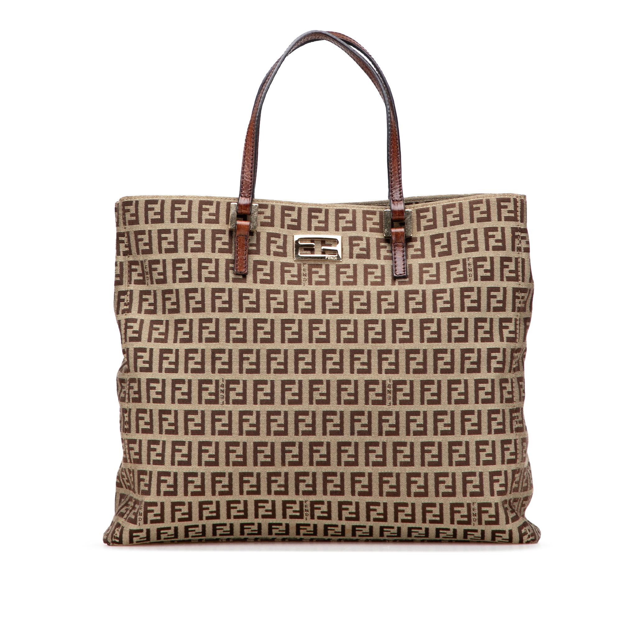 Fendi Zucchino Canvas Tote