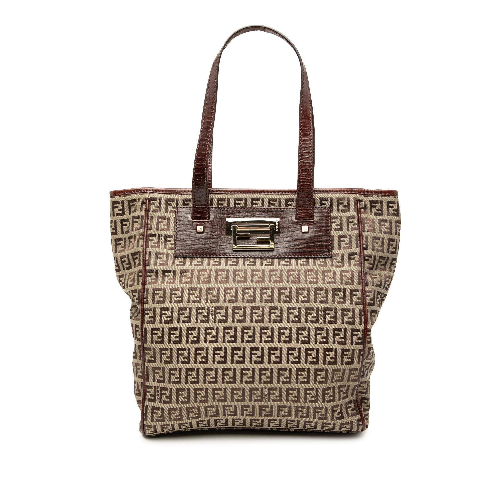 Fendi Zucchino Canvas Tote