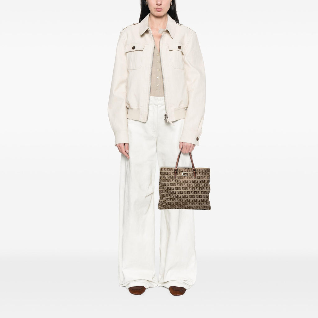 Fendi Zucchino Canvas Tote