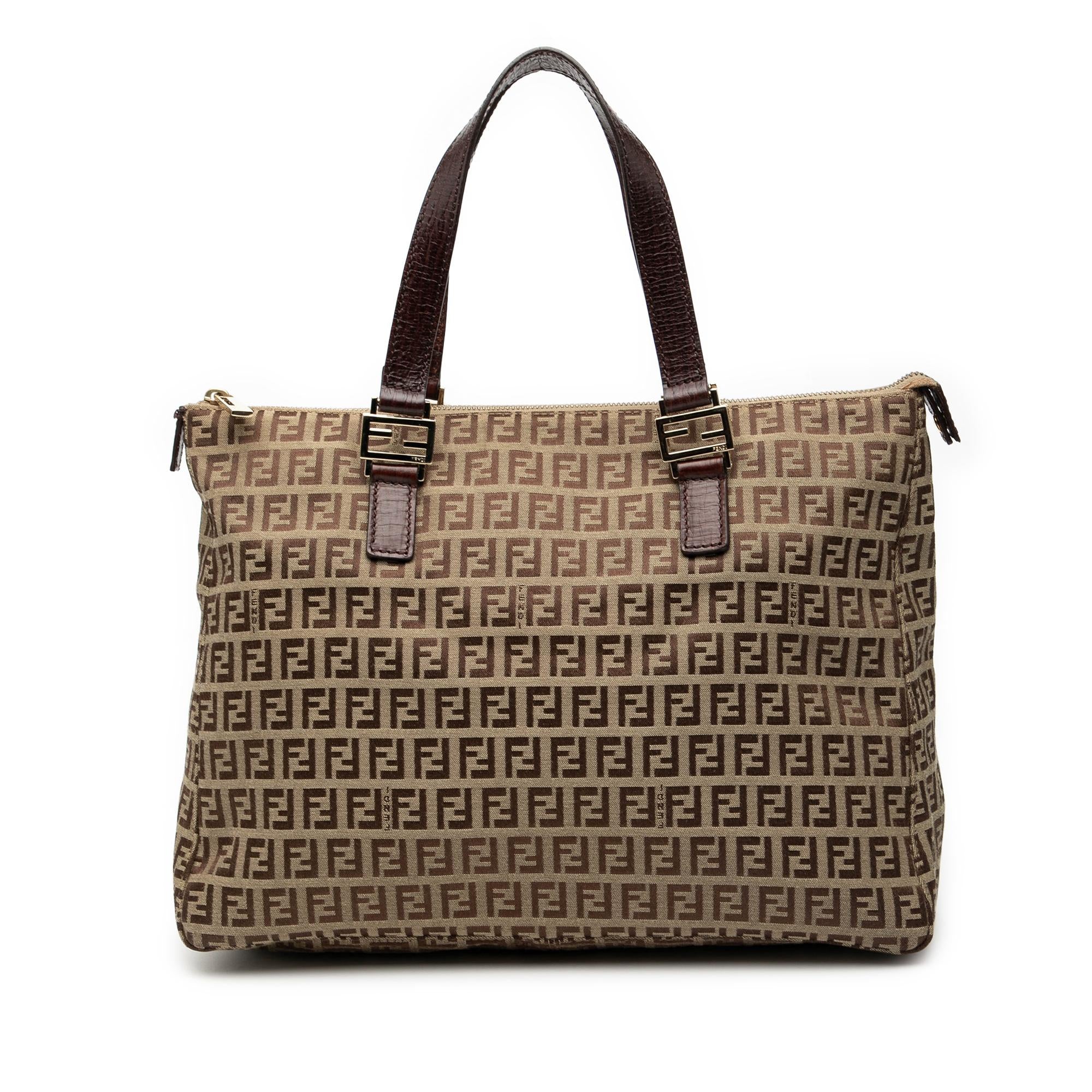 Fendi Zucchino Canvas Tote