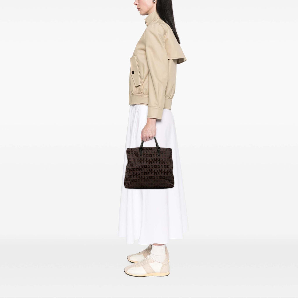 Fendi Zucchino Canvas Tote
