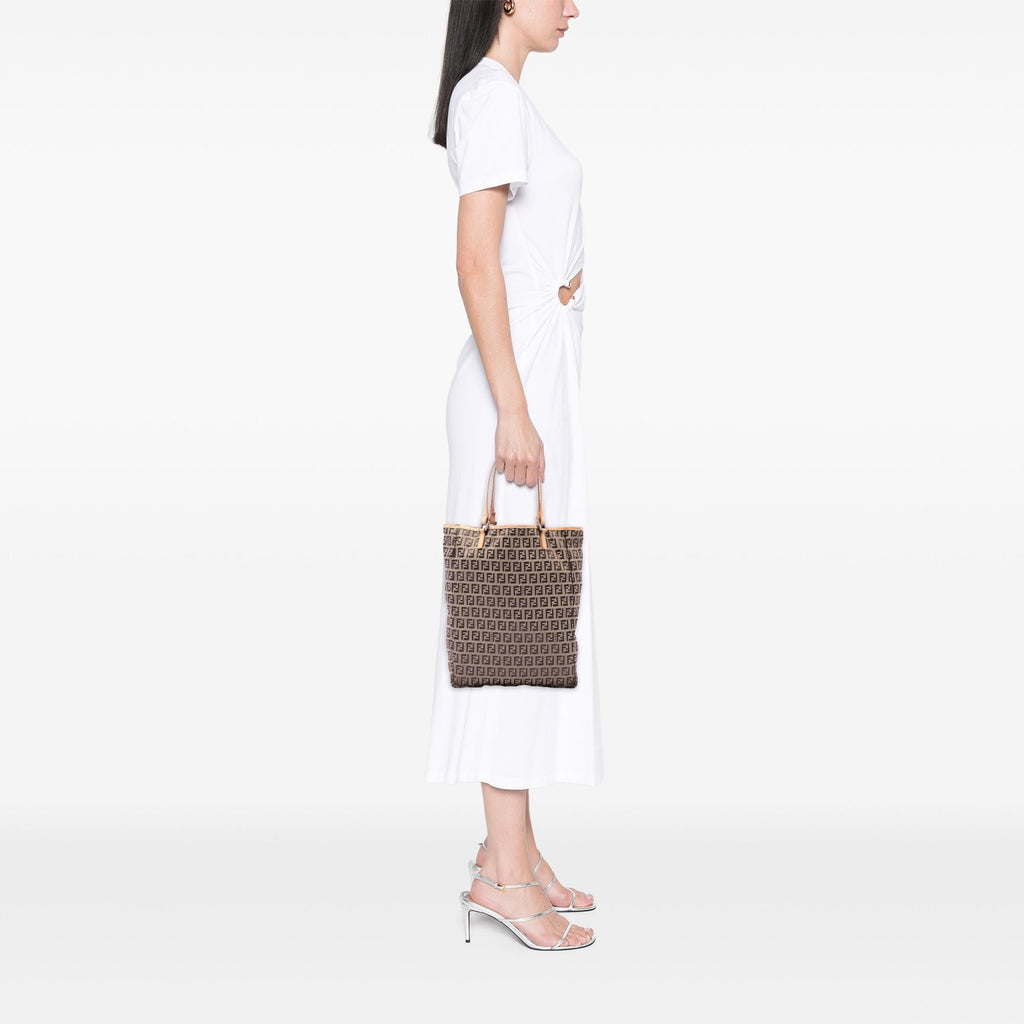 Fendi Zucchino Canvas Tote