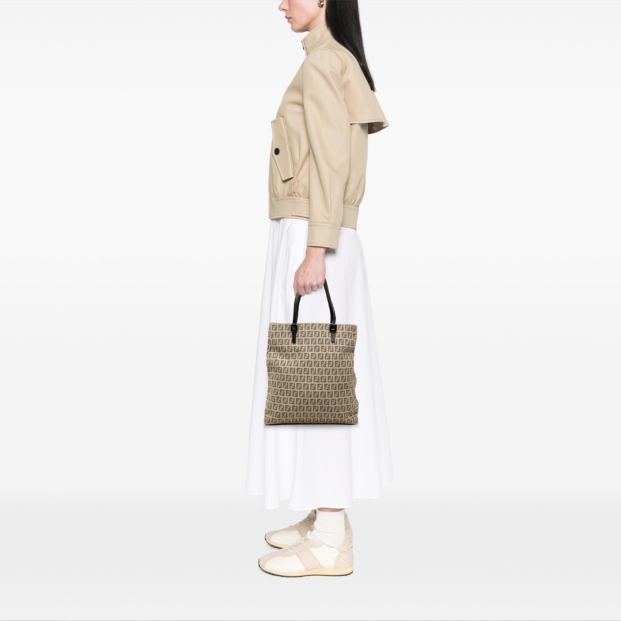 Fendi Zucchino Canvas Tote