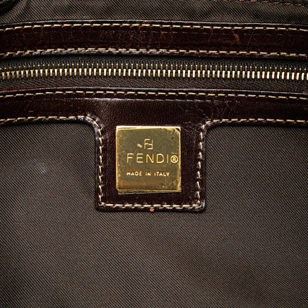 Fendi Zucchino Crystal Baguette