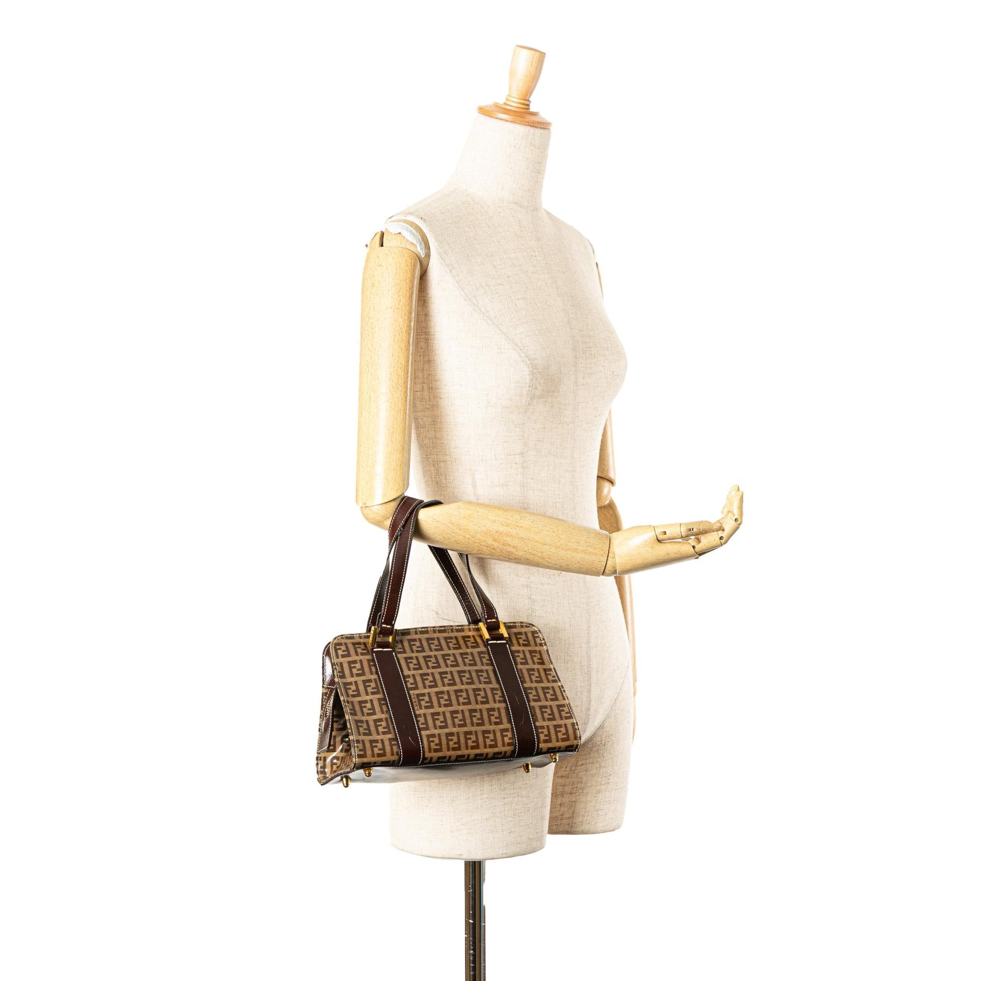 Fendi Zucchino Crystal Handbag