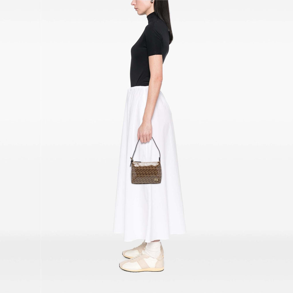 Fendi Zucchino Crystal Handbag