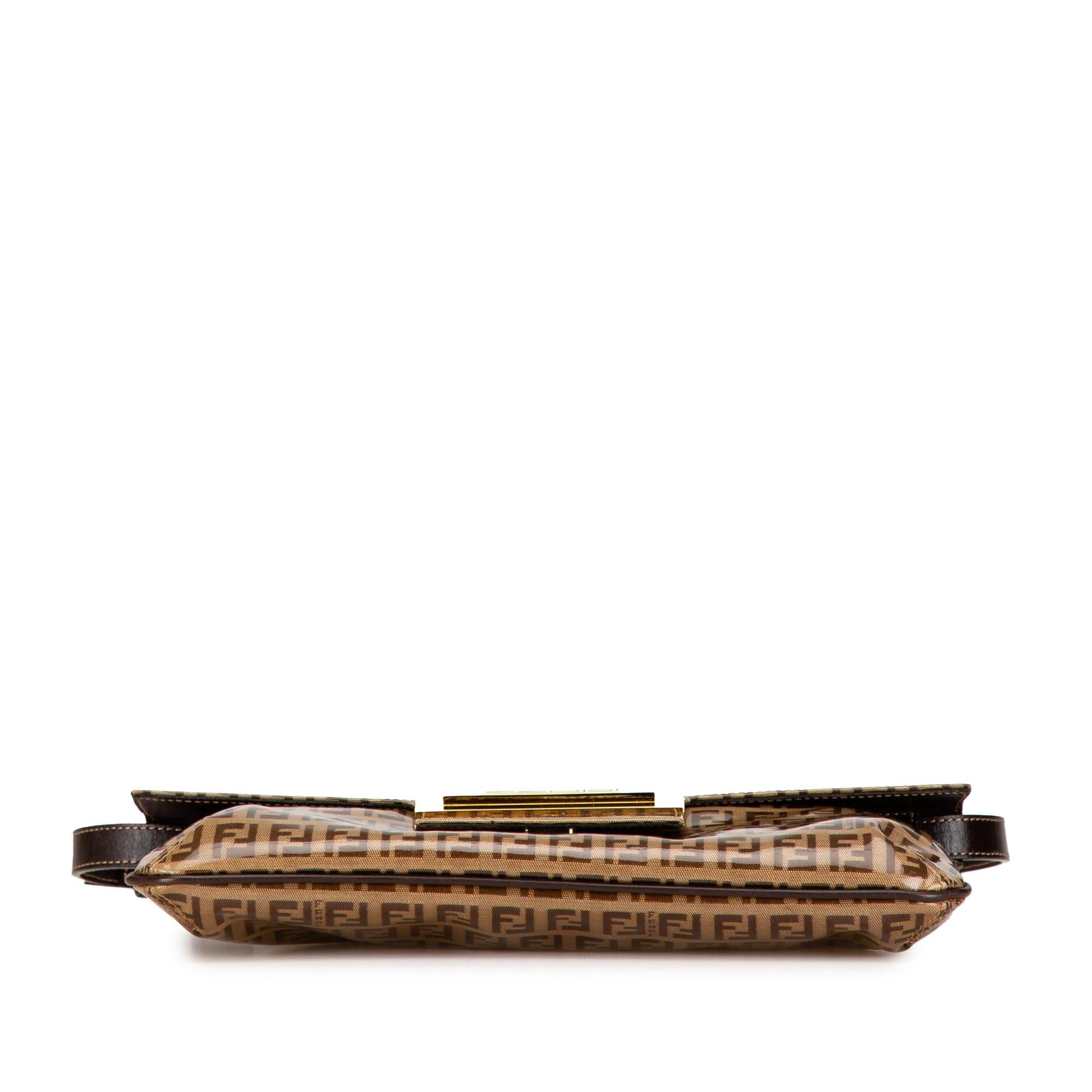 Fendi Zucchino Crystal Shoulder Bag (SHG-IbUEjk)