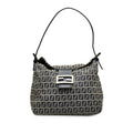 Fendi Zucchino Double Flap Shoulder Bag