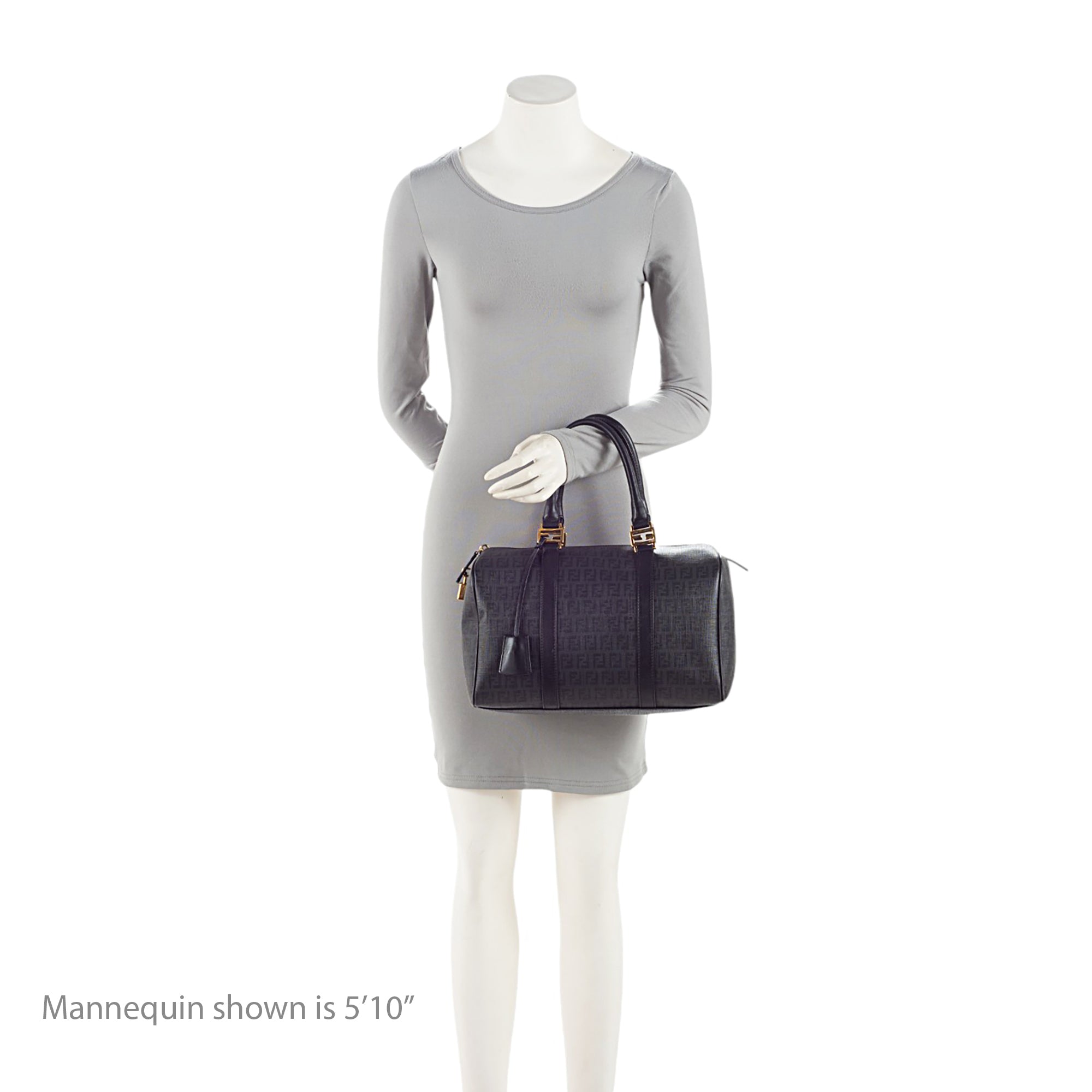 Fendi Zucchino Forever Boston Bag (SHF-1JxLMP)