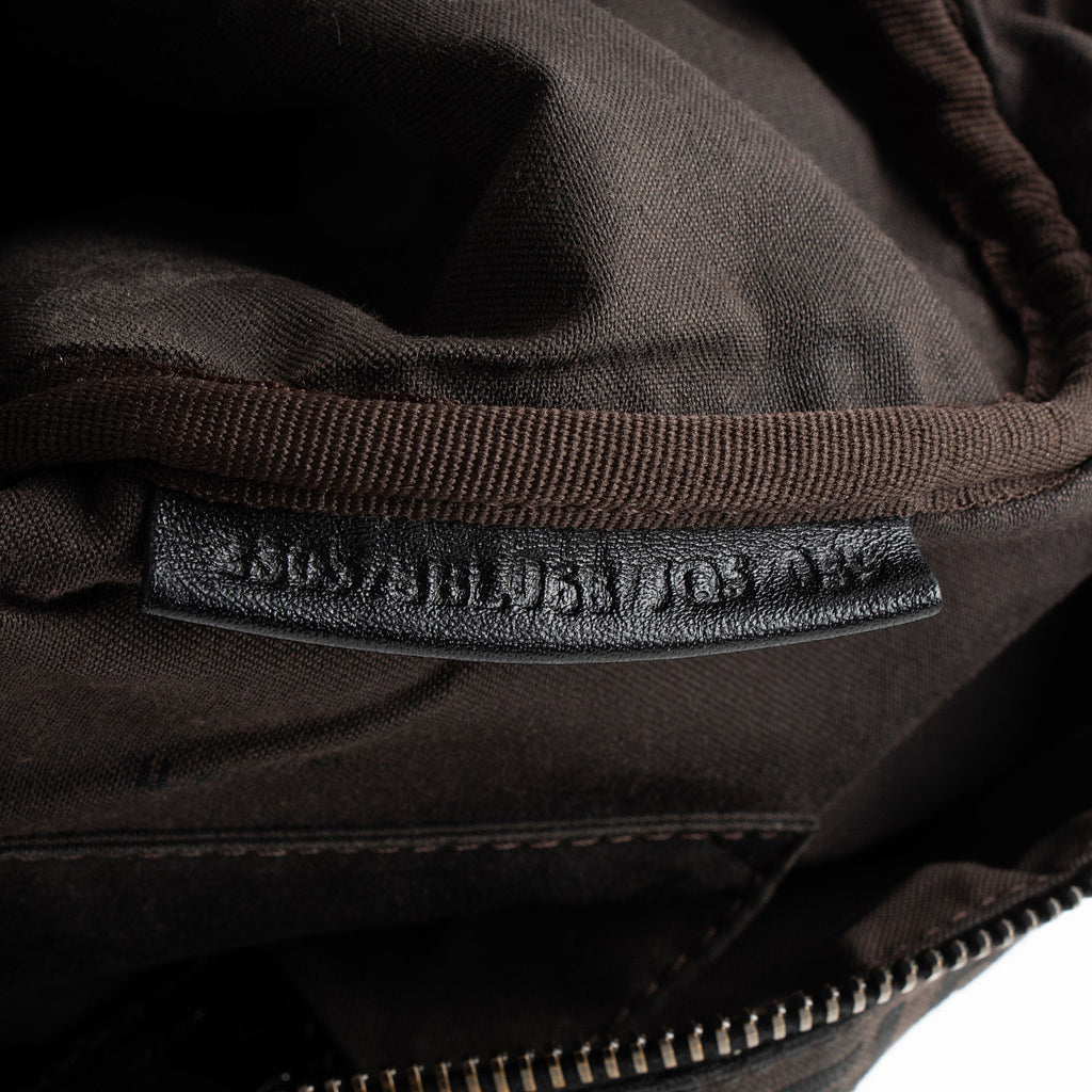 Fendi Zucchino Canvas Forever Small Boston Bag