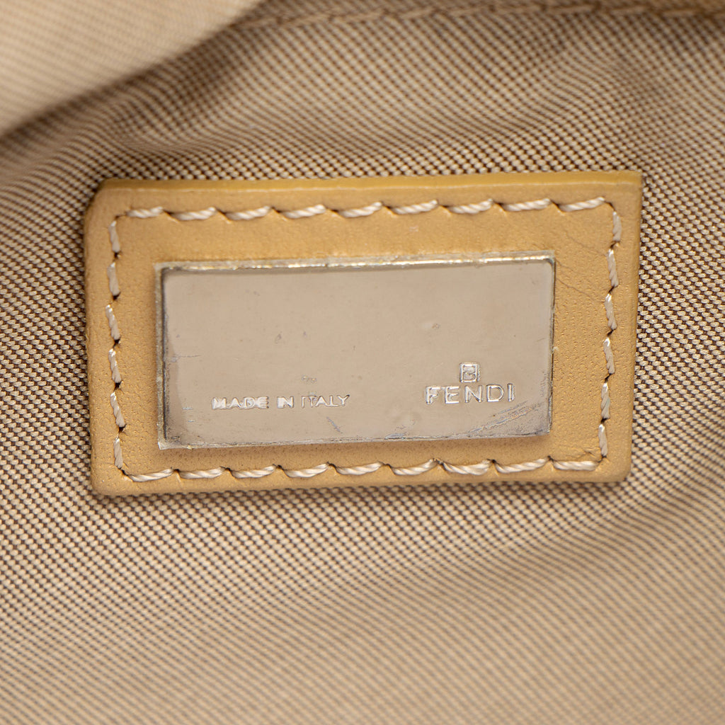 Fendi Zucchino Oyster Shoulder Bag