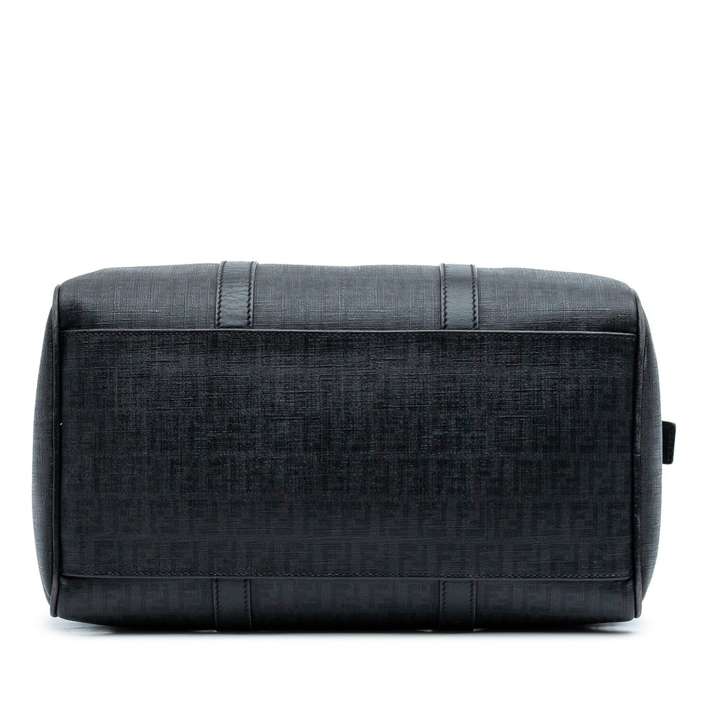 Fendi Zucchino Spalmati Boston Bag