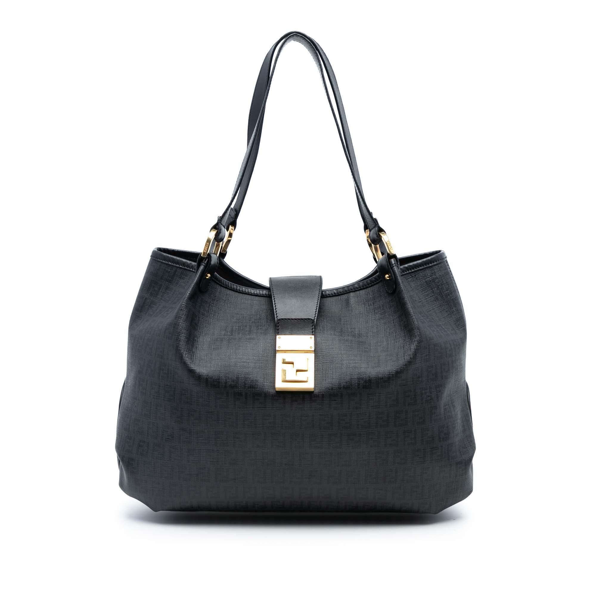Fendi Zucchino Spalmati Chiusura Tote