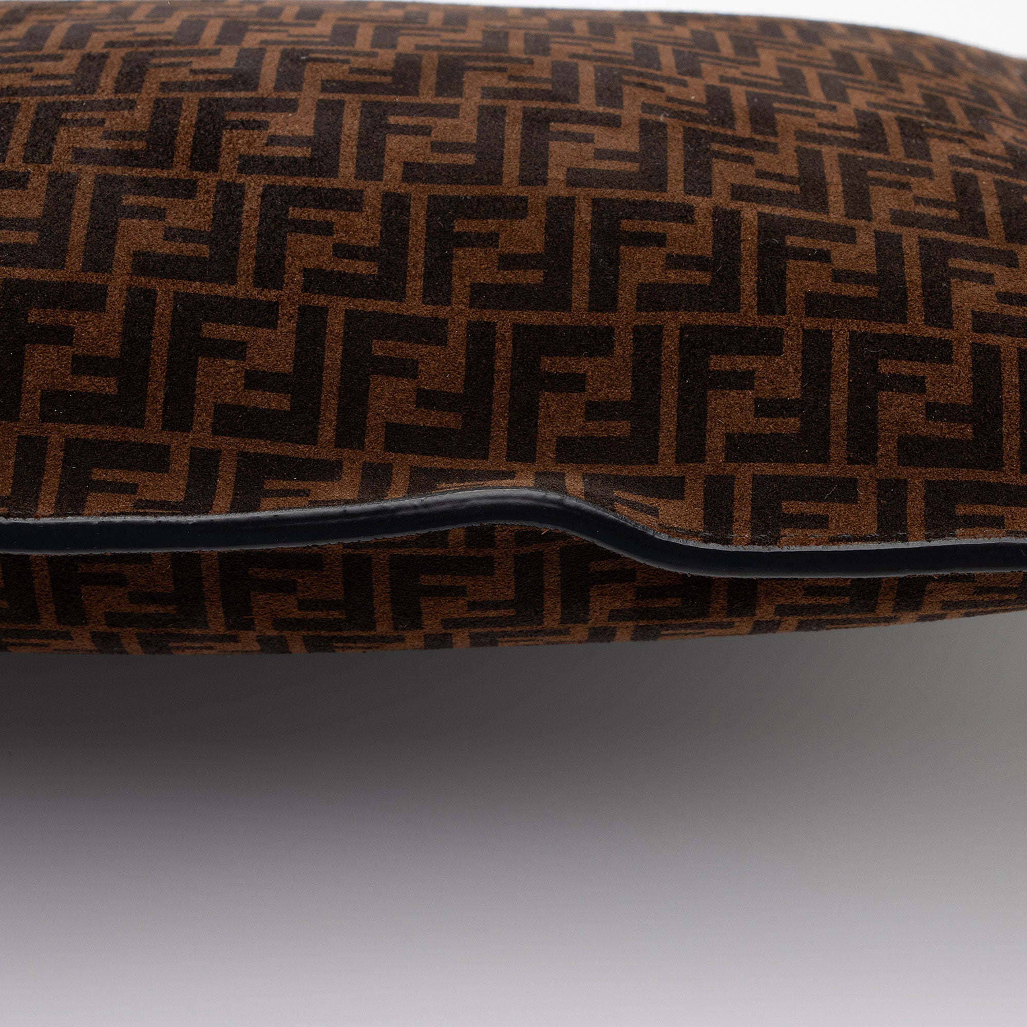 Fendi Zucchino Suede Large Flat Pouch (SHF-79WgbJ)