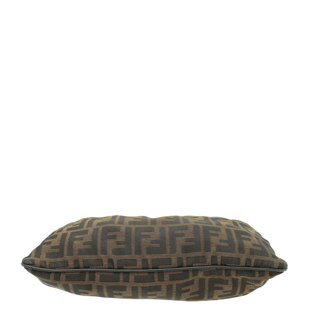 Fendi Bicolor Zucca Pleated Shoulder Bag