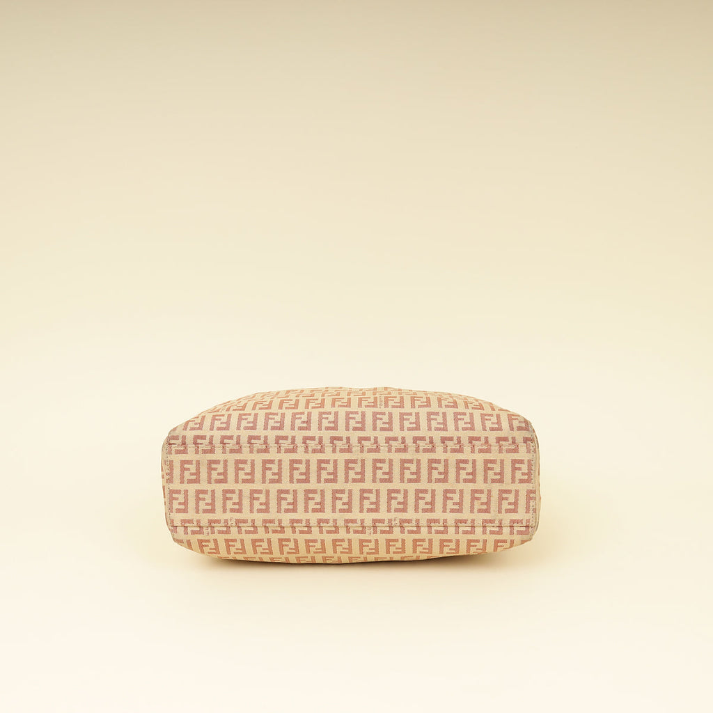 Fendi Bicolor Zucchino Shopping Tote Small Bag