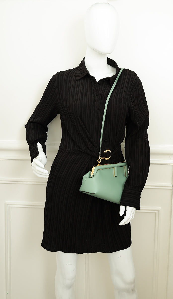 Fendi Pastel Green First Small Bag
