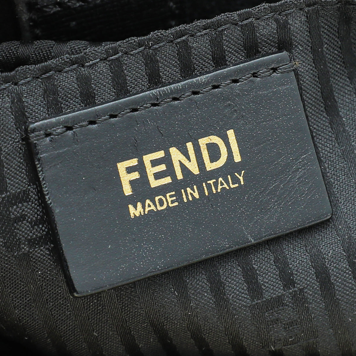 Fendi Black 2 Jours Bag W/P.S Initials
