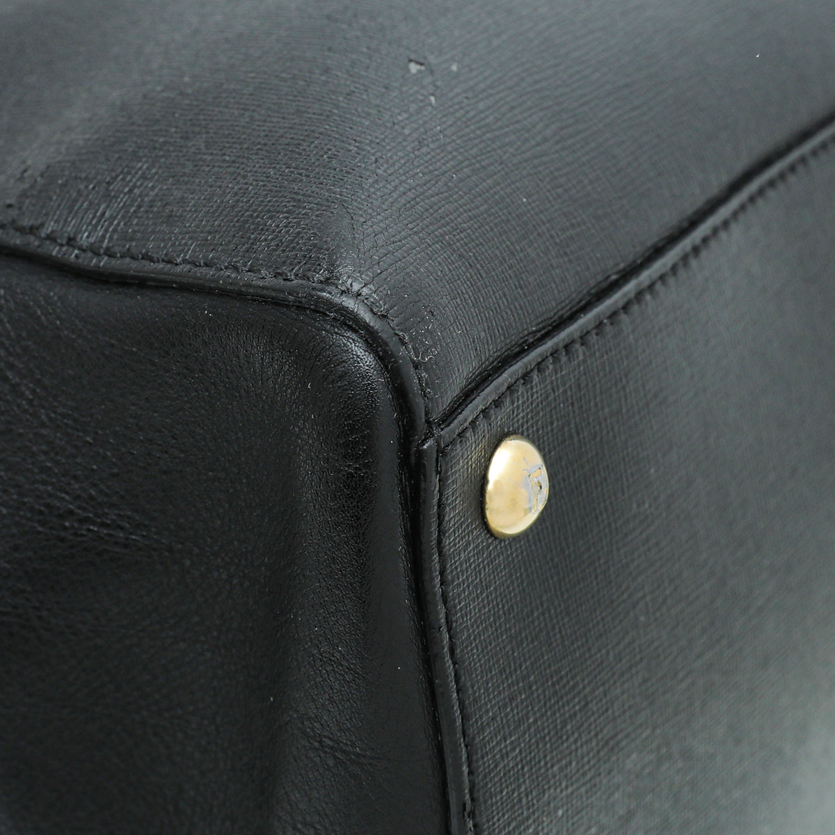 Fendi Black 2 Jours Bag W/P.S Initials