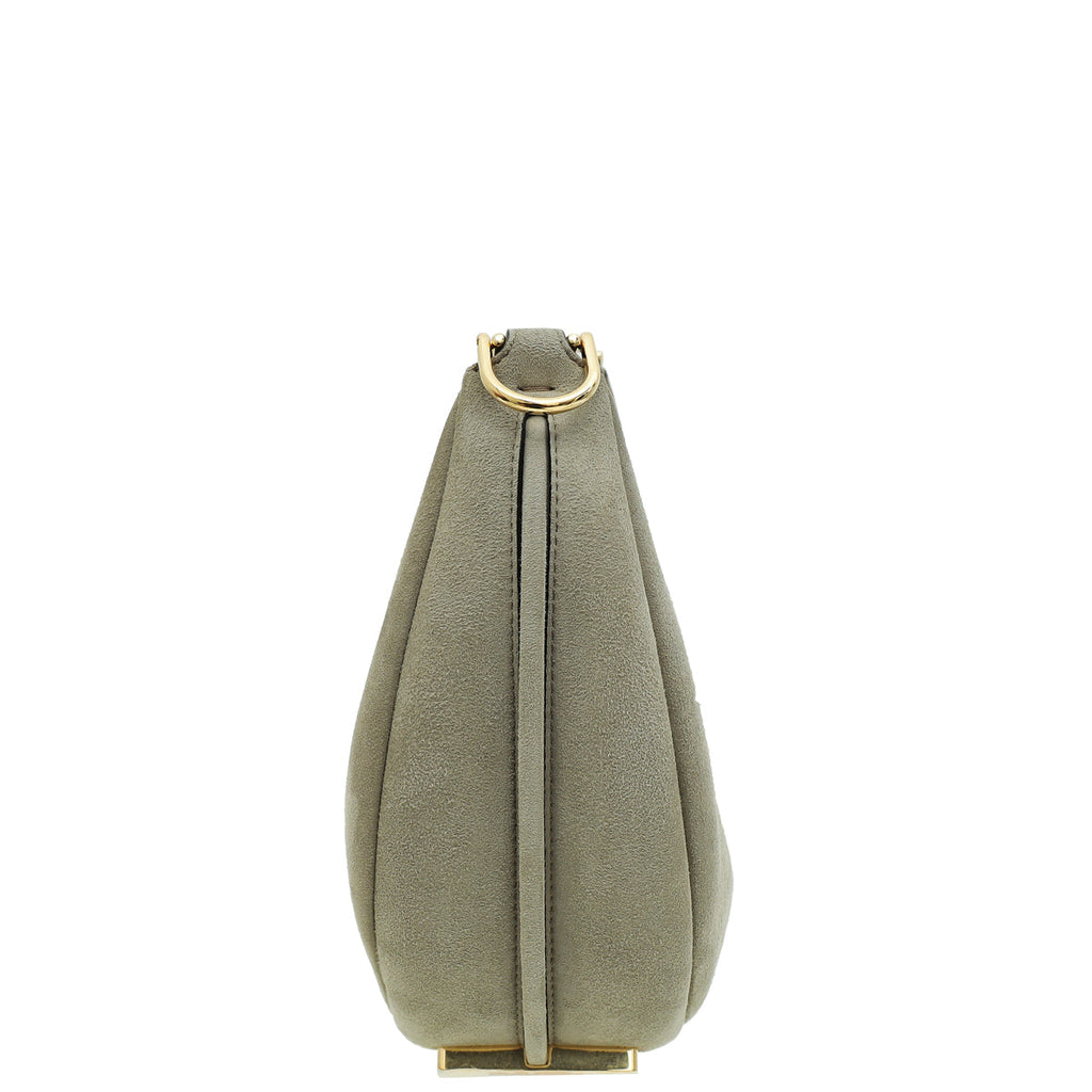 Fendi Light Gray Fendigraphy Hobo Small Bag