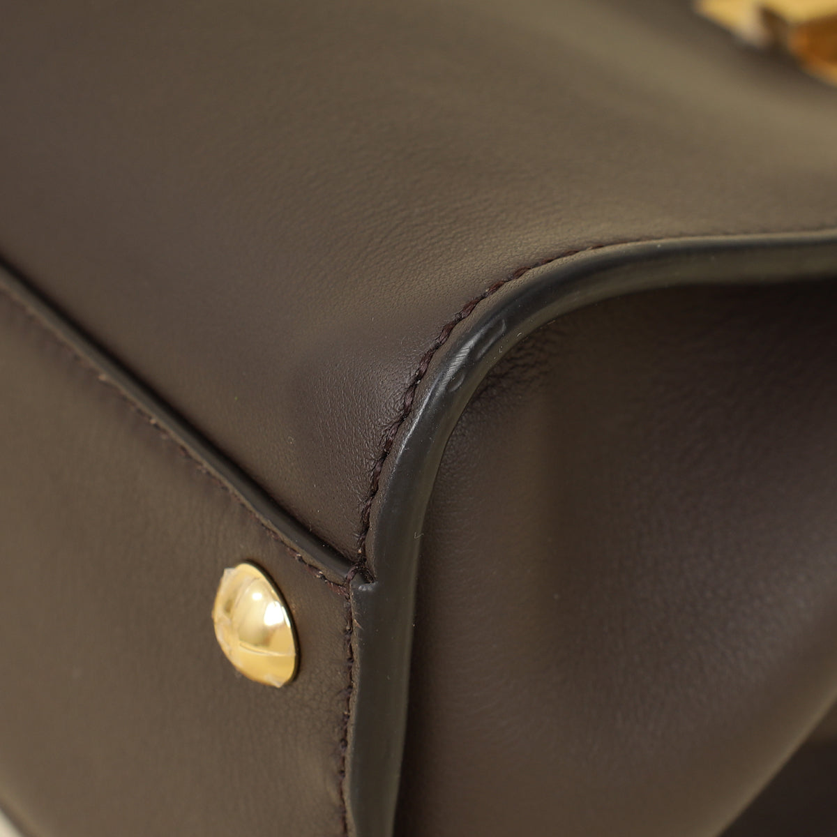 Fendi Chocolate Mini Peekaboo Bag