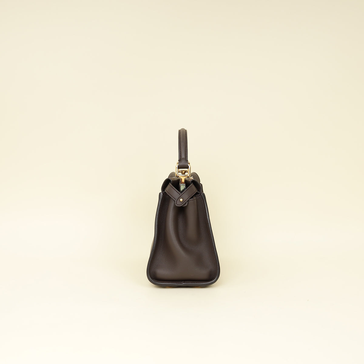 Fendi Chocolate Mini Peekaboo Bag
